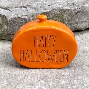 Rae Dunn HAPPY HALLOWEEN Mini Pumpkin